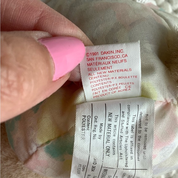 DAKIN Vintage Plush Bunny Rabbit Stuffed Animal Toy - Picture 10 of 12